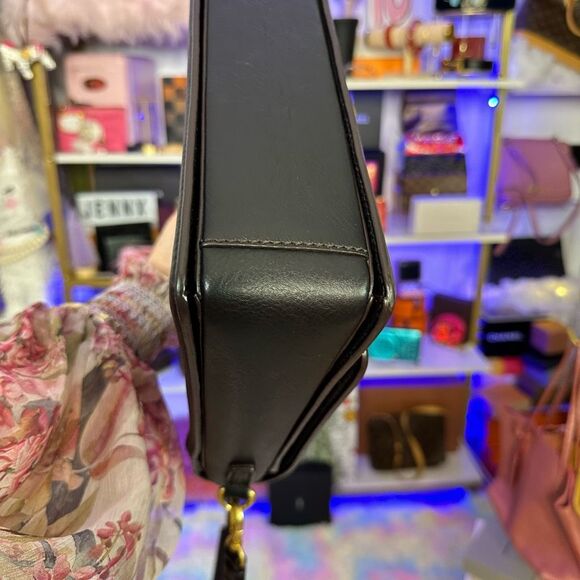 MCM Calfhair Zebra print Calf Skin Visetos Little Veronika Satchel Black Crossbo - Picture 7 of 16